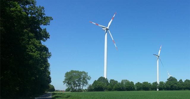 windkraftanlage baumberge